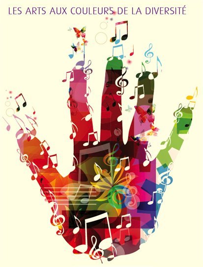 Logo Les arts aux couleurs de la diversité